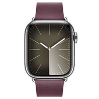 Apple Modern Buckle FineWoven für das  Apple Watch Series 1 t/m 9 / SE (38/40/41 mm) | Series 10 / 11 (42 mm) - Größe M - Mulberry