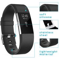 imoshion Silikonband für die Fitbit Charge 2 - Schwarz