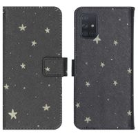 imoshion Design TPU Klapphülle Samsung Galaxy A71 - Stars Gold