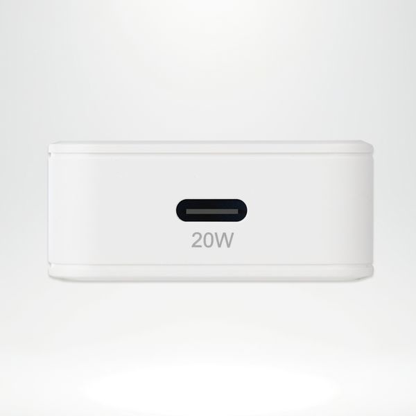 Accezz Ultra Slim GaN Ladegerät - USB-C - 20 W - Weiß