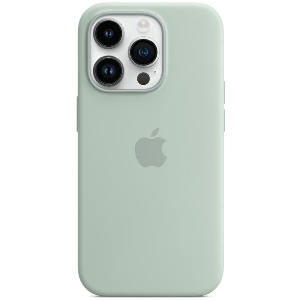 Apple Silikon-Case MagSafe für das Apple iPhone 14 Pro - Succulent