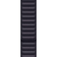 Apple Leather Link Armband für das  Apple Watch Series 1 t/m 9 / SE (38/40/41 mm) | Series 10 / 11 (42 mm) - Größe M/L - Ink