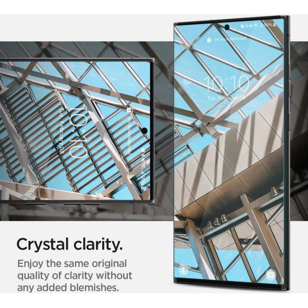 Spigen Neo Flex Case Friendly Screenprotektor für das Samsung Galaxy S22 Ultra