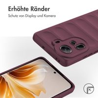 imoshion EasyGrip Back Cover für das Oppo Reno 11 - Aubergine