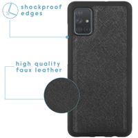 imoshion Luxuriöse Portemonnaie-Klapphülle Samsung Galaxy A51 - Schwarz