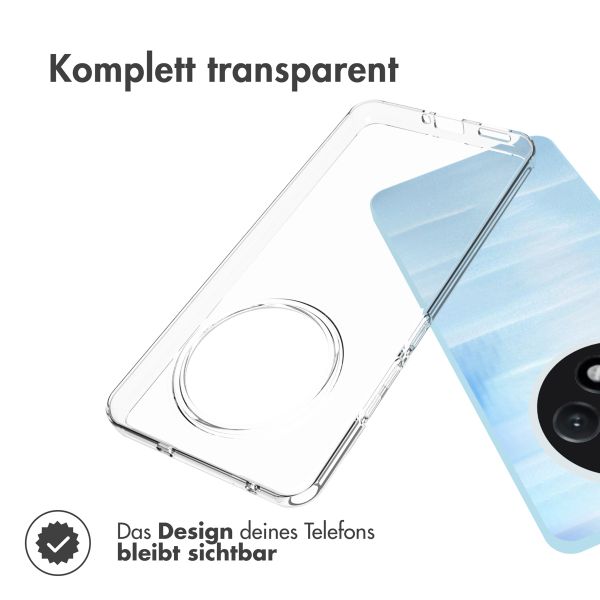 Accezz TPU Clear Cover für das Oppo Reno 12F 5G - Transparent