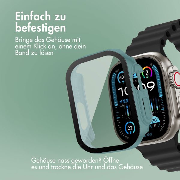 imoshion Full Cover Hard Case Apple Watch Ultra / Ultra 2 / Ultra 3 - 49 mm - Dunkelgrün