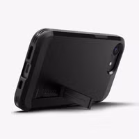 Spigen Tough Armor Backcover MagSafe Apple iPhone 16e - Schwarz