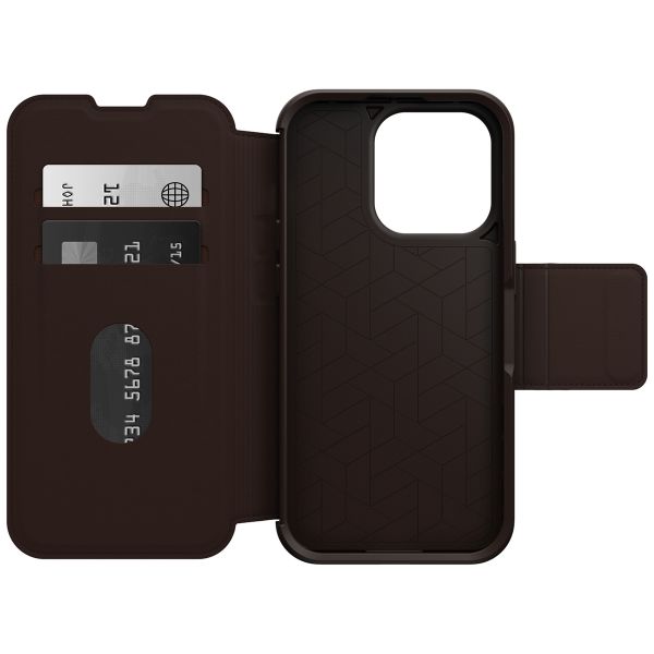 OtterBox Strada Klapphülle für das iPhone 14 Pro - Braun