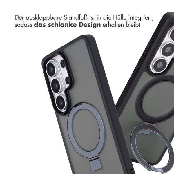 Accezz Ring Stand Backcover mit MagSafe Samsung Galaxy S26 Ultra - Schwarz