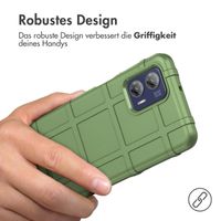imoshion Rugged Shield Backcover Motorola Moto G73 - Dunkelgrün