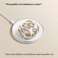 Selencia Sabi Hülle Panthermuster  Apple Airpods 3 - Soft Ivory