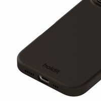 Holdit Silicone Case für das iPhone 16 Pro - Black