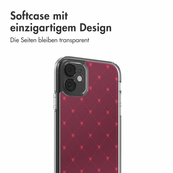 imoshion Design Hülle Apple iPhone 11 - Crush Check Coral Dust