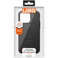 UAG Civilian Backcover MagSafe für das iPhone 15 Pro Max - Schwarz