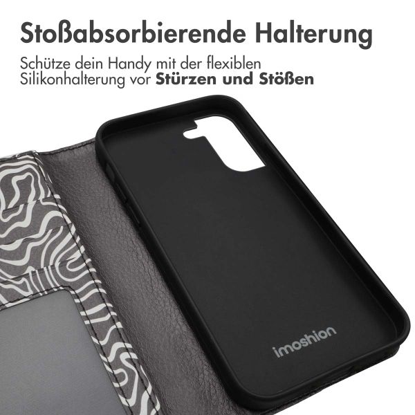 imoshion Design Klapphülle für das Samsung Galaxy S21 - Black And White