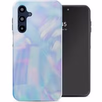 Selencia Vivid Back Cover Samsung Galaxy A16 - Holographic Blue Dream