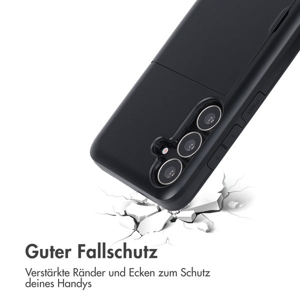imoshion Backcover mit Kartenfach Samsung Galaxy S25 FE - Schwarz