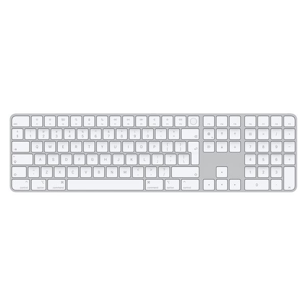 Apple Magic Keyboard mit Numerisches Tastenfeld und Touch ID - Kabellose Tastatur - QWERTY / NL - Weiß