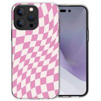 imoshion Design Hülle für das iPhone 14 Pro Max - Retro Pink Check