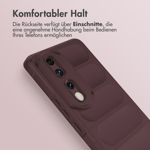 imoshion EasyGrip Back Cover für das Honor 90 Pro - Aubergine