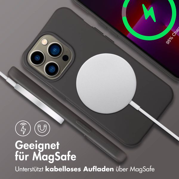 imoshion Color Backcover mit abnehmbarem Handykette und MagSafe Apple iPhone 13 Pro - Black Coffee