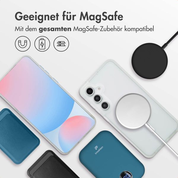 imoshion Color Guard Back Cover mit MagSafe für das Samsung Galaxy S24 FE - Weiß