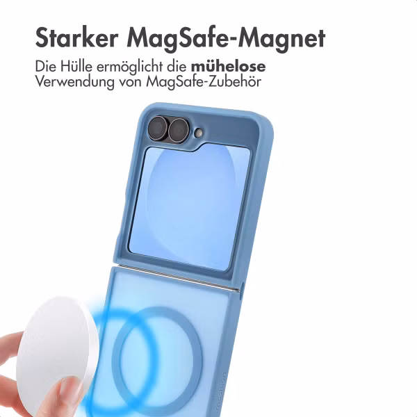 imoshion Color Guard Back Cover mit MagSafe Samsung Galaxy Z Flip 7 FE - Hellblau