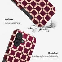 Selencia Vivid Rückabdeckung mit MagSafe Apple iPhone 17 - Check This Burgundy