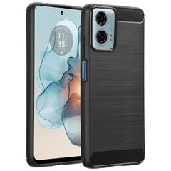 imoshion Brushed Back Cover Motorola Moto G24 Power - Schwarz