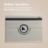 imoshion 360° drehbare Klapphülle Apple iPad 6 (2018) 9.7 Zoll / iPad 5 (2017) 9.7 Zoll - Grau