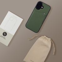 Selencia Riva Back Cover mit Kartenfach Apple iPhone 17 - Sage Green