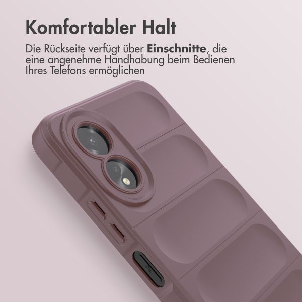 imoshion EasyGrip Back Cover für das Oppo A18 / Oppo A38 - Violett