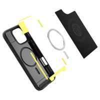 Spigen Rugged Armor Backcover MagSafe für das iPhone 16 Pro Max - Matte Black