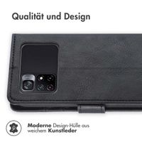 imoshion Luxuriöse Klapphülle Xiaomi Poco M4 Pro 5G - Schwarz
