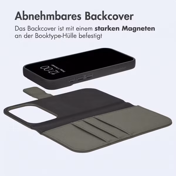 imoshion Herausnehmbare 2-in-1 Luxus-Bookcase Apple iPhone 18 Pro / 17 Pro - Grün