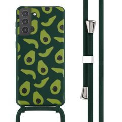 imoshion SilikonHülle design mit Band Samsung Galaxy S21 Plus - Avocado Green