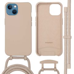 imoshion Color Backcover mit abnehmbarem Handykette und MagSafe Apple iPhone 13 - Nude