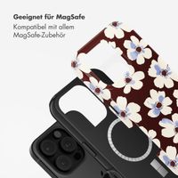Selencia Vivid Rückabdeckung mit MagSafe Apple iPhone 16 Pro - Choco Flower Pop