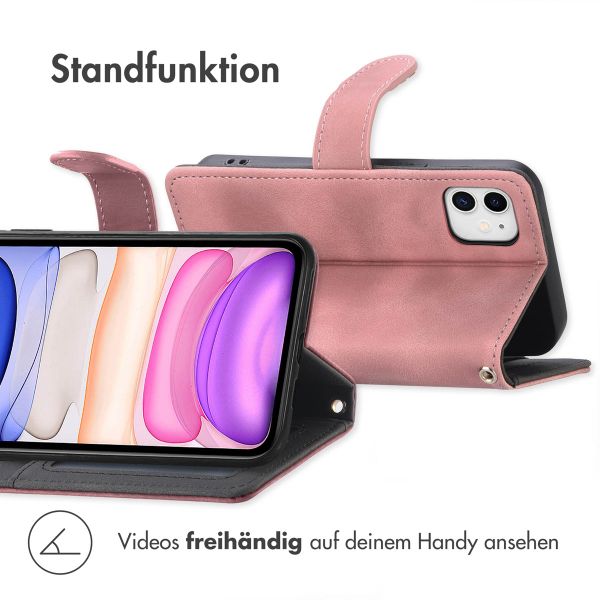 imoshion Klapphülle mit Kordel Apple iPhone 11 - Rosa