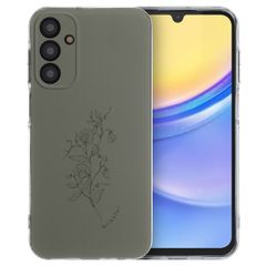imoshion Design Hülle Samsung Galaxy A15 (5G/4G) - Floral Green