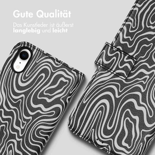 imoshion ﻿Design Klapphülle für das iPhone Xr - Black And White