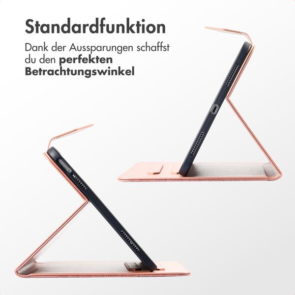 imoshion Mandala Klapphülle Samsung Galaxy Tab S9 11.0 Zoll / S10 Lite / S10 FE / S9 FE 10.9 Zoll - Rose Gold