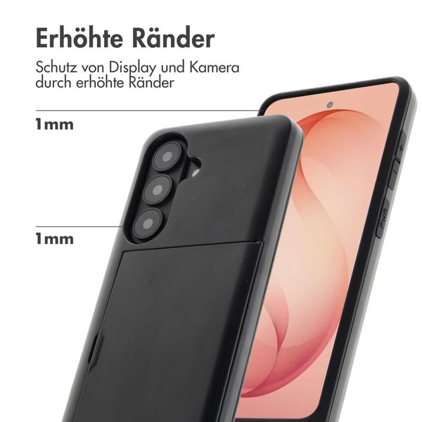 imoshion Backcover mit Kartenfach Samsung Galaxy S26 Plus - Schwarz
