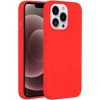 Accezz Liquid Silikoncase Apple iPhone 13 Pro Max - Rot