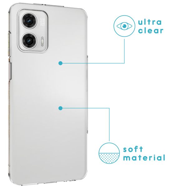 imoshion Gel Case für das Motorola Moto G73 - Transparent