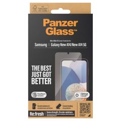 PanzerGlass Refresh Ultra-Wide Fit Anti-Bacterial Screenprotector inkl. Applikator für das Samsung Galaxy A15 (5G)