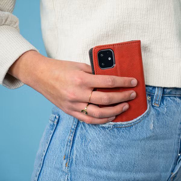 imoshion Luxuriöse Klapphülle Samsung Galaxy A51 - Rot