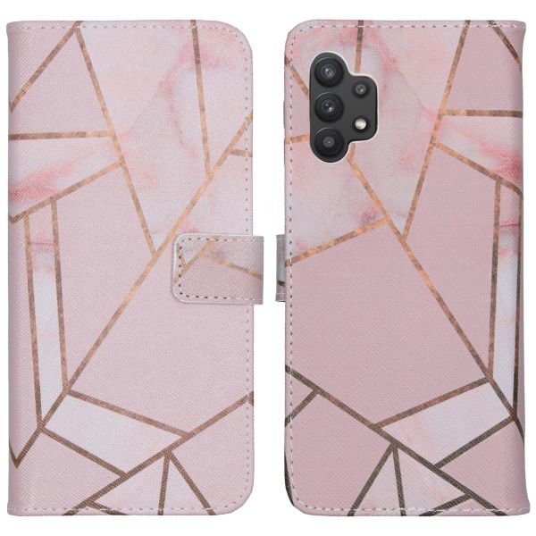 imoshion Design TPU Klapphülle für das Samsung Galaxy A32 (5G) - Pink Graphic