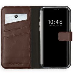 Selencia Echtleder Klapphülle Apple iPhone 12 Pro Max - Braun